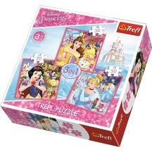 Trefl Çocuk Puzzle The Enchanted World Of Princess. Disney 3 İn 1