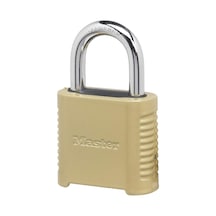 Master Lock 875d Ağır İş Dış Mekan Kombinasyon Kilidi, 5 Cm Geniş, Pirinç Kaplama