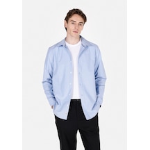 Colin's Colins Regular Fit Shirt Neck Düz Erkek Mavi Uzun Kol Gömlek Cl1073845 Cl1073845 Q1.v2 Lbl Açik Mavi