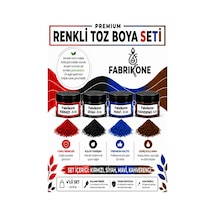 4'lü Set Premium Parafin Soya Wax Toz Mum Boyası Hobi Seti - 5 Cc Kırmızı, Siyah, Mavi, Kahverengi Bkfab4ksmkh5g Karışık