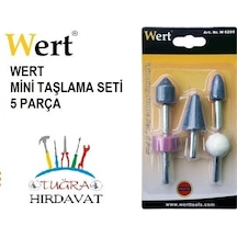 Wert 6205 Metal Cam Plastik Taşlama Seti 5 Parça Hobi Gravür