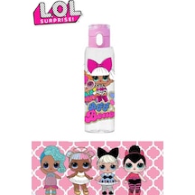 Flosoft Lisanslı Lol Matara, Lol Desenli Düğmeli Tüp Okul Suluğu, Sızdırmaz Öğrenci Suluk 500ml