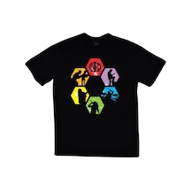 Stoned&Fame Erkek Siyah Dream Theater Baskılı T-shirt SIYAH