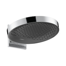 Hansgrohe Raınfınıty Tepe Dusu 360 1jet Duvar Baglantılı Mat Sıyah Krom 26230340
