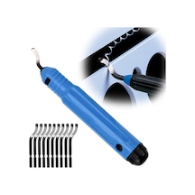 Sones Nb1100 El Çapak Alma Kesme Bıçağı Kazıyıcı, Stil: Sap + 10 Kesici Başlık