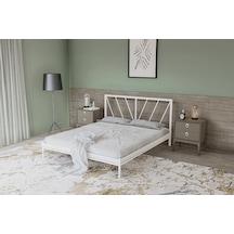 Metalia Gm 227 Gözde Dublex Metal Karyola Beyaz 140X190