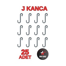 25 Adet Siyah Plastik Askı J Kanca Mutfak Ve Banyo İçin Aksesuar J Askılık Çok Renkli