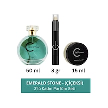 Emerald Stone Gurme/çiçeksi Women - 3 Lü Kadın Parfüm Seti 50 Ml - Vegan Diğer