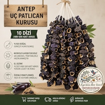 Antep Patlıcan Kurusu 1.kalite Dolmalık Uç 10 Dizi