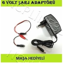 6 Volt Şarj Aleti Adaptörü Cihazı 6Volt Cihazlar İçin