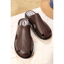 Stan Hakiki Deri Erkek Terliği, Hakiki Deri Terlik, Ortopedik Taban Terlik, Hafif Deri Ter