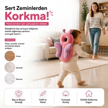 İlk Adım Güvenlik Yastığı Bebek Kafa Koruma Boyun Destek Minderi Kelebek