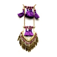 New Trend Kolye No7 Mor
