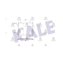 Esse Otomotiv Alto 09- 1.0 Klima Radyatör - KLE-354040 - KLE-354040