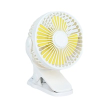 3 Kademe Şarjlı Mandallı 360 Taşınabilir Fan Vantilatör Jh-006 Beyaz