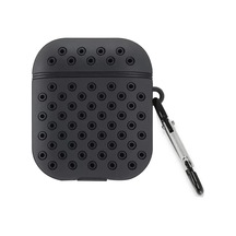 Airpods Uyumlu 2 2.nesil Spor Delikli Kılıf - Siyah-siyah