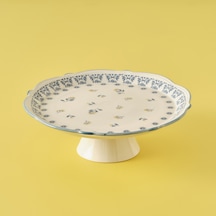 Bella Maison Mabel Stoneware Kek Standı Mavi 32 CM