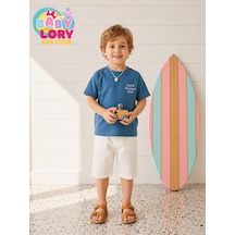 Baby Lory Kids Store Laciel Summer Club Tshirt Açık Mavi