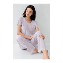 Pierre Cardin Kadın Mor Pijama Takımı Mor/s