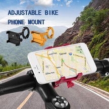 Geeroyoo "dayanıklı Alüminyum Bisiklet Telefon Tutucu - Kırmızı, Kolay Kurulum Ve Evrensel Uyum" Kırmızı