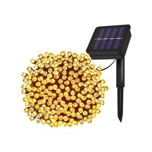 Gün Işığı Solar Led Işık 12 Metre 100 Adet Kablo Çok Renkli