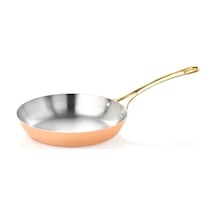Multi Metal Bakır Kızartma Tavası 26 Cm Bakır