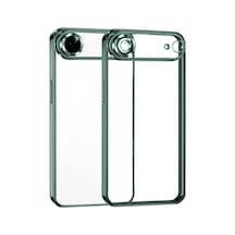 Apple Uyumlu iPhone 17 Air Uyumlu Lensli Silikon - Yeşil
