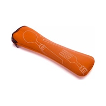 Sofra Çantası Yıkanabilir Fermuarlı Seyahat Çatal Bıçak Takımı Çantası Taşınabilir Çanta Akşam Yemeği Ev Aracı Seyahat Kamp Kaşığı 3