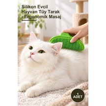 1 Adet Silikon Evcil Hayvan Tüy Tarak - Ergonomik Masaj