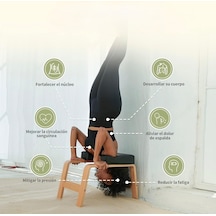 Hepitop Ahşap Yoga Ters Duruş Bench Inversiyon Baş Standı Sandaly