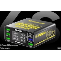 Mechanic F-power 6s 50w Hızlı Şarj İstasyonu Turbo Şarj Seti