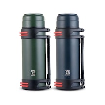 Vacuum Travel Pot 2,5 Litre Aile Boy Kamp Termos Yeşil
