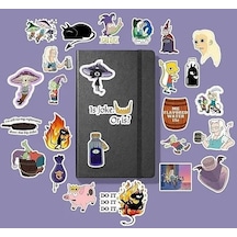 Disenchantment Paketi/bullet Journal Defter Çıkartma Ajanda Laptop Etiket, 8687198195460 Diğer