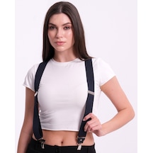 Cottonlab Lacivert Kadın Pantolon Askısı