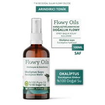 Flowy Oils Okaliptus Suyu Arındırıcı Tonik Cam Şişe 100 ML