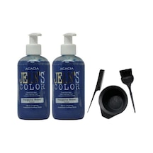 Saç Boyası Turkuaz 250ml 2ad Ve Fluweel Saç Boya Kabı Seti