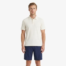 Nautica Erkek Krem Regular Fit Polo Yaka T-shirtdüzk65303t