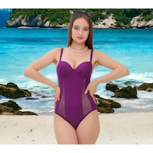 Shopiolog Dikine Tüllü Modelli Mayo