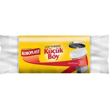 Koroplast Küçük Boy Çöp Poşeti 40 x 50 CM 50 Adet 30'lu