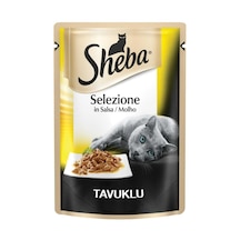 Sheba Selection Tavuklu Pouch Yetişkin Kedi Yaş Maması 12 x 85 G