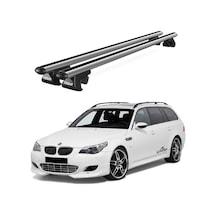 Venüs Bmw 5 Series Touring E61 2004-2010 Uyumlu Gri Ara Atkı Port Bagaj Tavan Barı