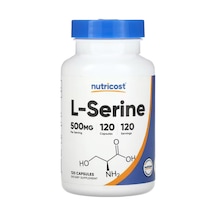 Nutricost, L-serine, 500 Mg, 120 Capsules. Usa 4036
