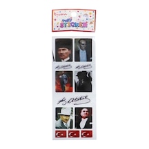 Ticon Atatürk-k.atatürk İmza Sticker - 3 Adet