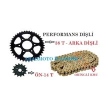 Pulsar Ns200 - Rs200 Performans Dişli Seti Ve Kmc Marka Oringli Z