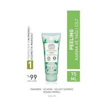 Yves Rocher Pure Menthe Karma ve Yağlı Ciltler İçin Prebiyotik Yüz Peeling 75 ML