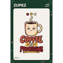 Zpz701 Coffee Is Processing Ütüyle Uygulanabilir Transfer Baskı - 911529641