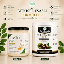 Kader Kaz Yağlı Krem 240 Gr & Çareburada At Kestanesi Jel 500 Ml İkili Bakım Seti