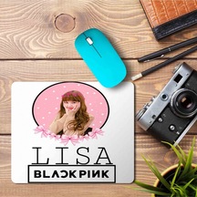 Black Pink Lisa Baskılı Mousepad Mouse Pad