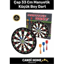 Özel Seri Eğitici Zeka Geliştirici Öğretici Eğlence Aile Manyetik Dart Küçük Boy Çap 33 Cm