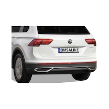 Omsa Vw Tiguan Krom Egzoz Çerçevesi 3 Parça 2020-2023 Arası